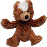 kong x small plush teddy dear dog toy 4 pack image