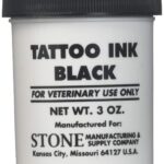 stone manufacturing 6500 black tatto ink paste image