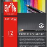 caran d ache museum aquarelle pencil set of 12 colors image