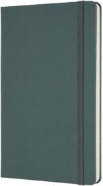 moleskine pro hard cover notebook large forest green 240 pages image