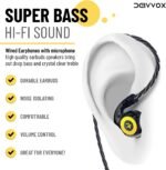 deivvox wired earbuds with mic & volume control image