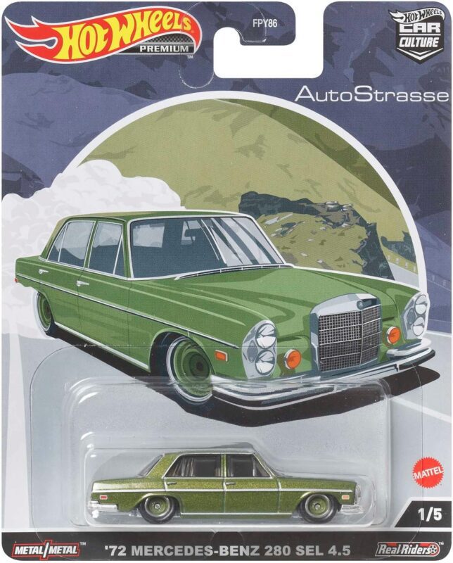 hot wheels 72 merceds benz 280 sel 4.5 auto strasse image