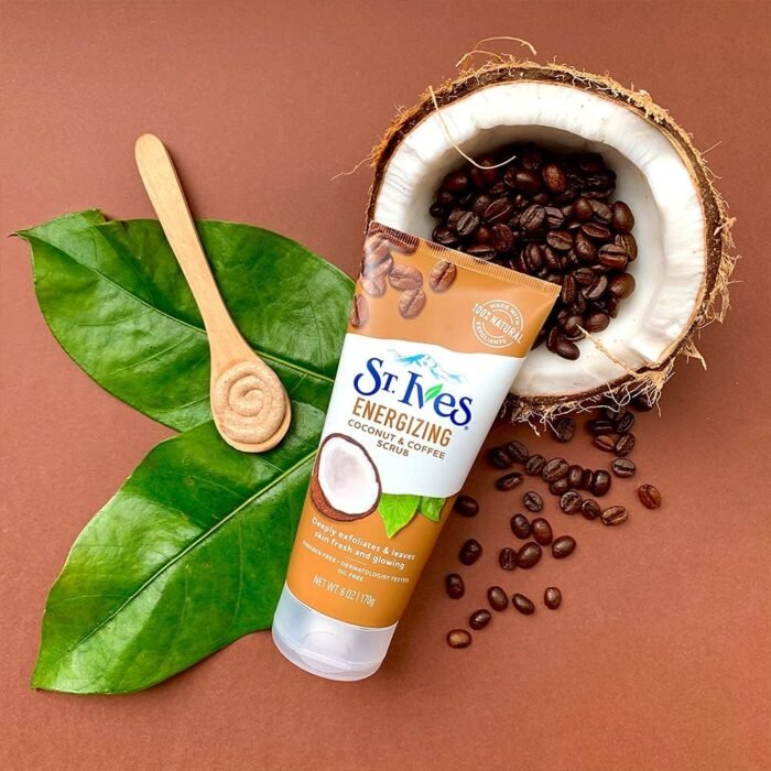 st lves coconut & coffee scrub image