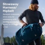 osprey farpoint 70l men's travel grey backpack image