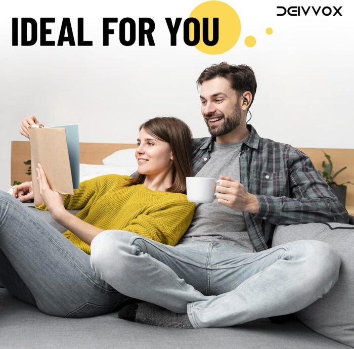 deivvox wired earbuds with mic & volume control image