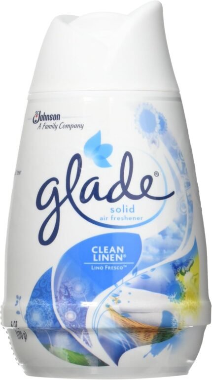 glade solid air freshener clean linen image