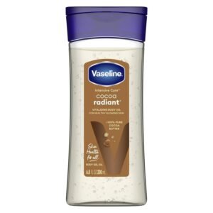 vaseline intensive care cocoa radiant body gel oil image