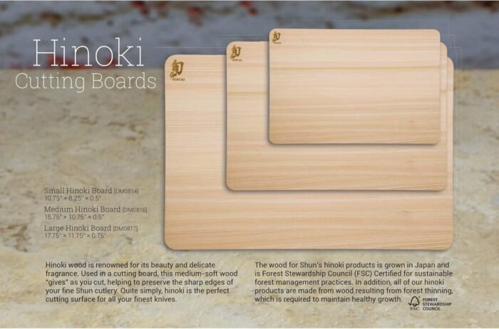 shun hinoki cutting board image