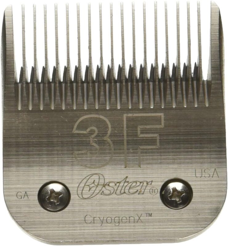 oster cryogen a5 size 3f clipper blade image