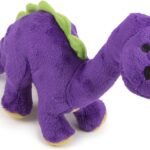 go dog bruto plush dog toys small purple image