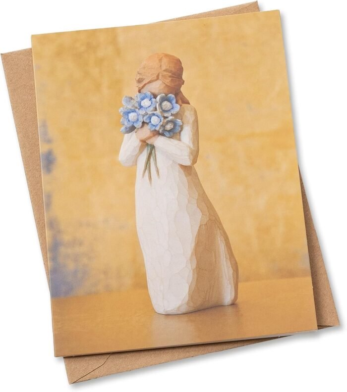 willow tree forget me not notecards 8 pack image