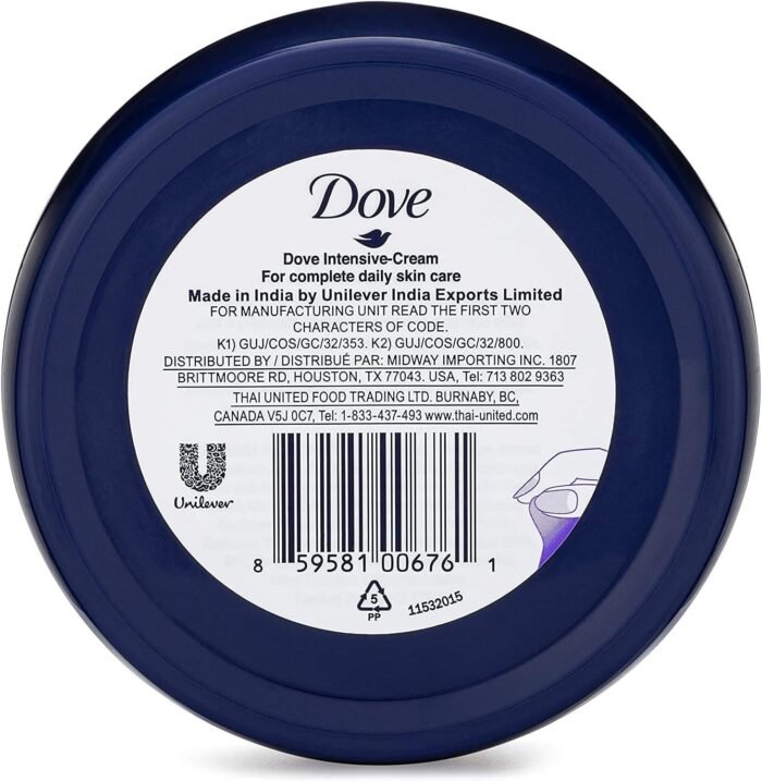 dove nourishing body care cream image