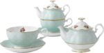 royal albert polka rose tea set image