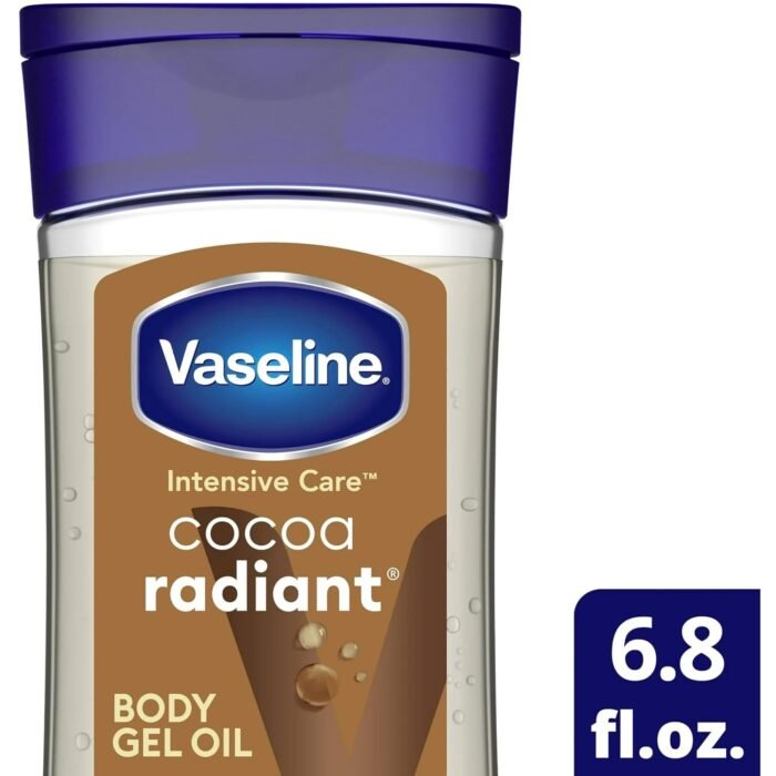 vaseline intensive care cocoa radiant body gel oil image