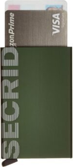 secrid slim rfid card protector wallet green image