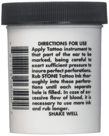 stone manufacturing 6500 black tatto ink paste image