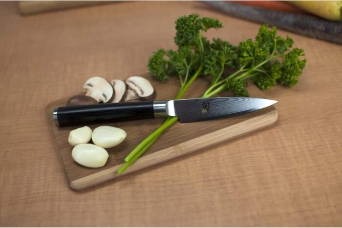 shun classic paring japanese handcrafted silver knife image