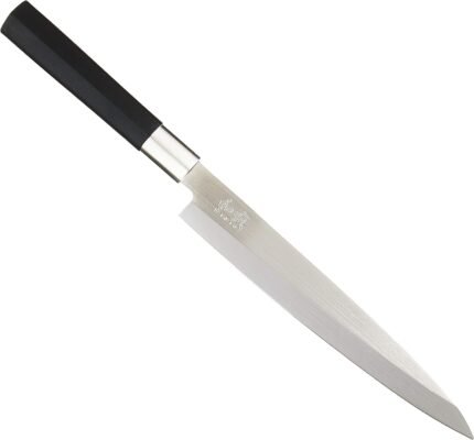 kai wasabi black yanagiba knife 8.25 inch image