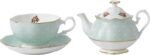 royal albert polka rose tea set image