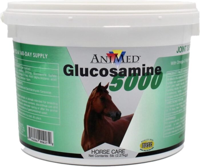 animed glucosamine 5000 joint supplement for horses 5 lbs image