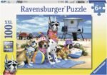 revensburger no dogs on the beach puzzle 100 pieces image