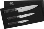 classic 3 piece starter knife set black image