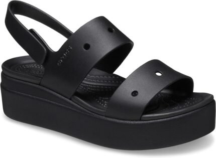 crocs women's brooklyn low wedge sandals image