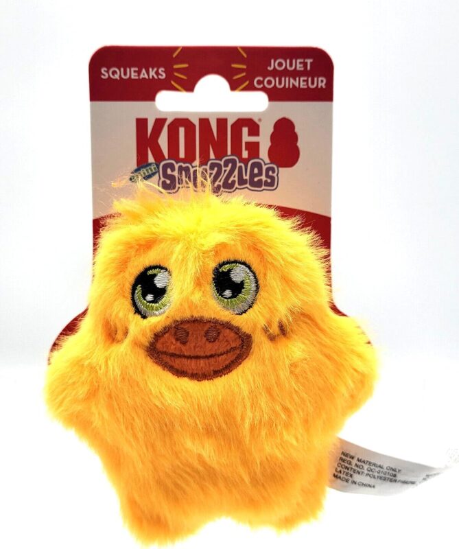 kong snuzzles mini squeaker dog toy image