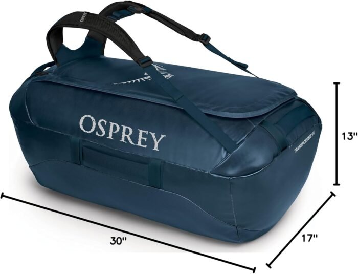 osprey transporter 40l duffel black bag image