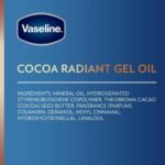vaseline intensive care cocoa radiant body gel oil image