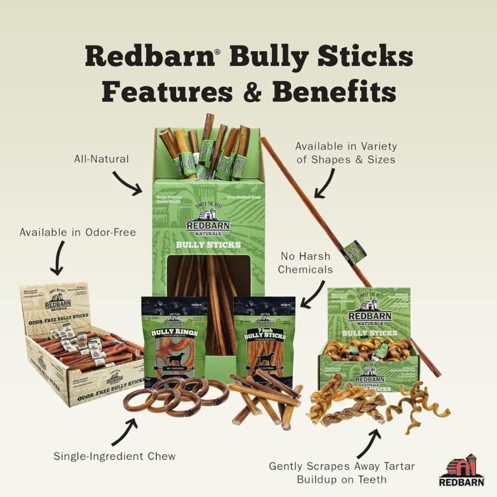 redbarn 5 straight bully stick 1 lb image