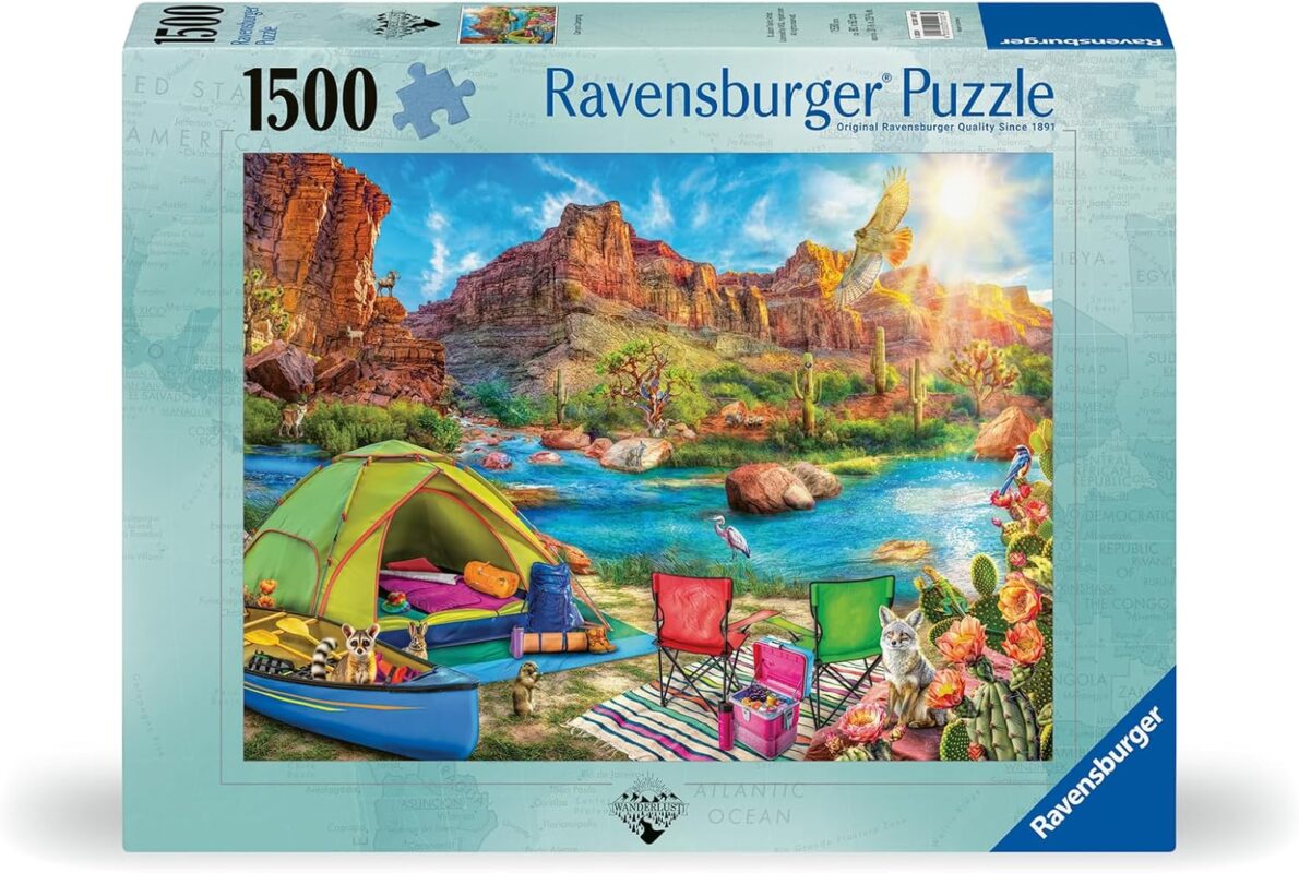 ravensburger canyon camping 1500 piece puzzle image