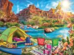 ravensburger canyon camping 1500 piece puzzle image
