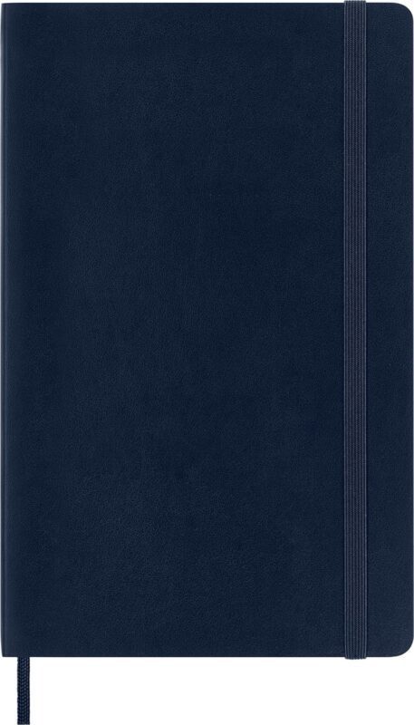 moleskine softcover notebook large sapphire blue 192 pages image