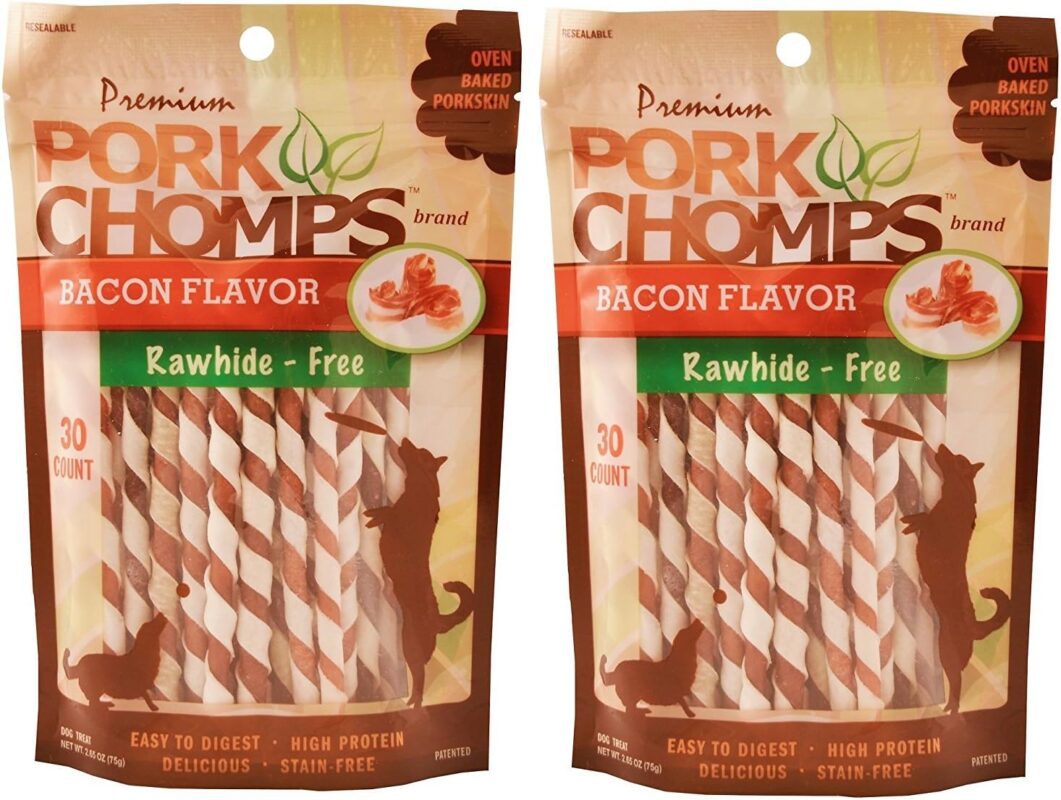 scott pet pork chomps bacon twists mini 2 pack image