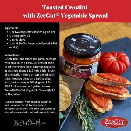 zergut vegetable spread mild ajvar image