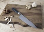 kai wasabi 8 chef's balck knife image