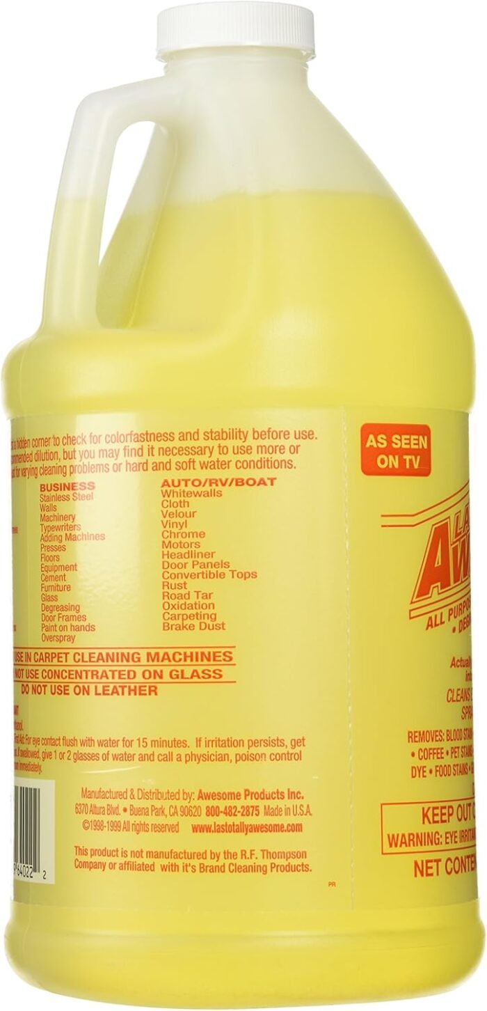 las totally awesome all purpose cleaner yellow bottle image