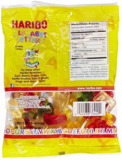 haribo alphabet letters gummi image
