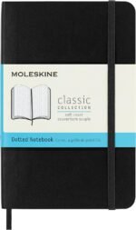 moleskine classic pocket dotted notebook soft cover black image