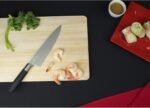 kai wasabi 8 chef's balck knife image