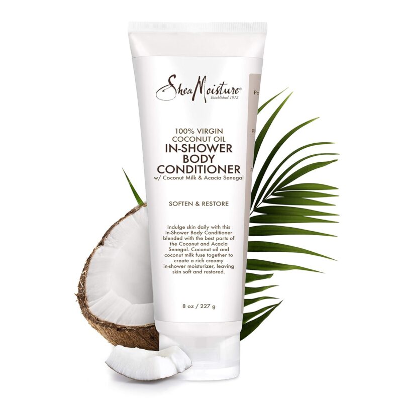 shea moisture virgin coconut oil in shower body conditioner image