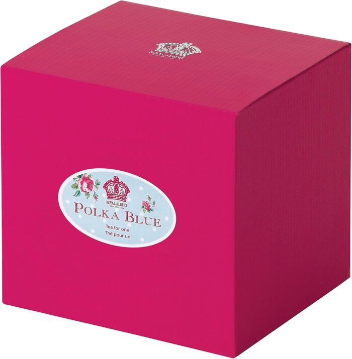 royal albert polka rose tea set image