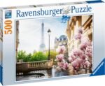 ravensburger spring in paris 500 piece puzzle image