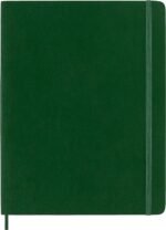 moleskine soft cover xl notebook myrtle green dotted 192 pages image