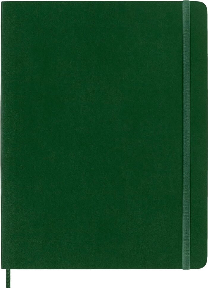 moleskine soft cover xl notebook myrtle green dotted 192 pages image