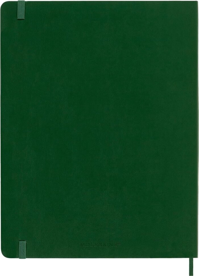 moleskine soft cover xl notebook myrtle green dotted 192 pages image
