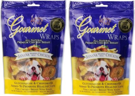 loving pets apple & chicken wraps 2 pack image