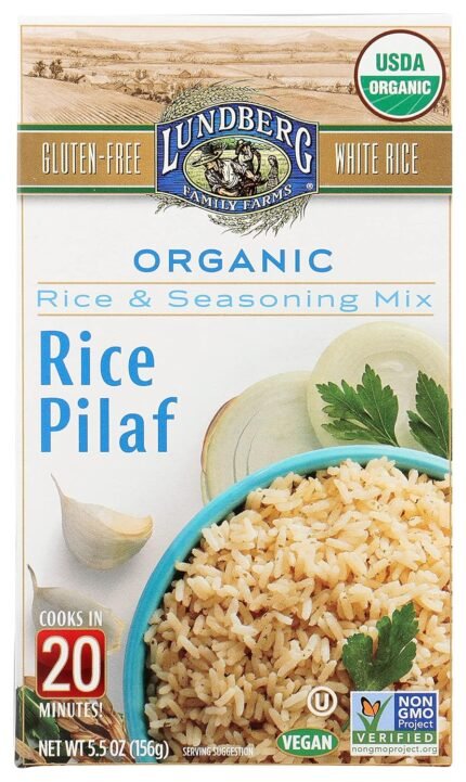 lundberg organic rice & seasoning mix rice pilaf