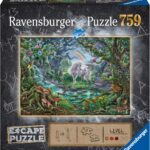 ravensburger escape the unicorn 759 piece puzzle image